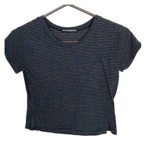 Super soft striped crop top